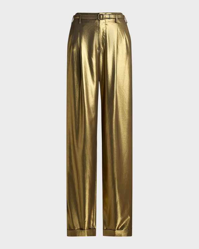 Stamford Foiled Georgette Pants